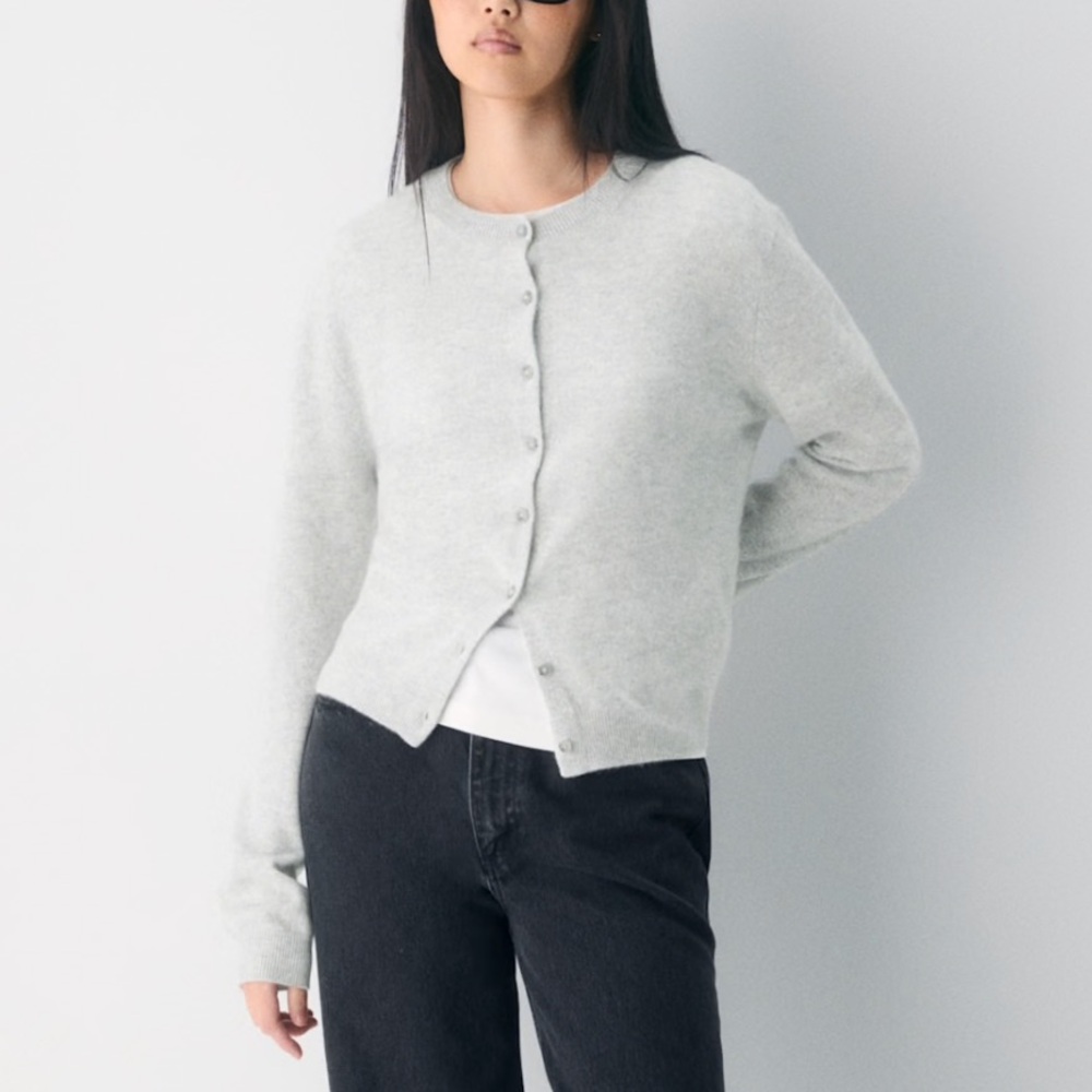 Aritzia Cashmere Cardigan Crew